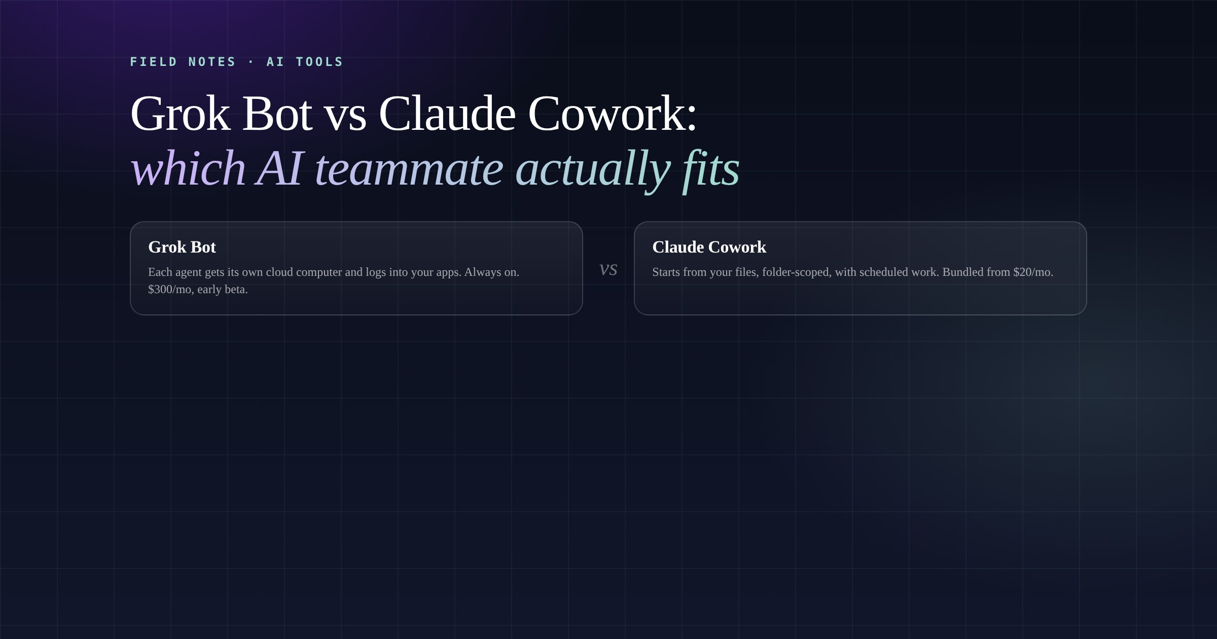 Grok Bot vs Claude Cowork: which AI teammate actually fits a real estate operator
